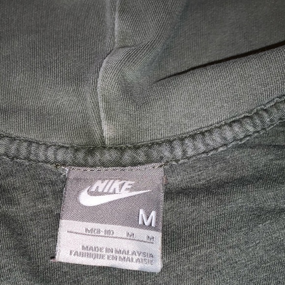 Distressed Army Green Nike Patch Jacket - Picture 5 of 5